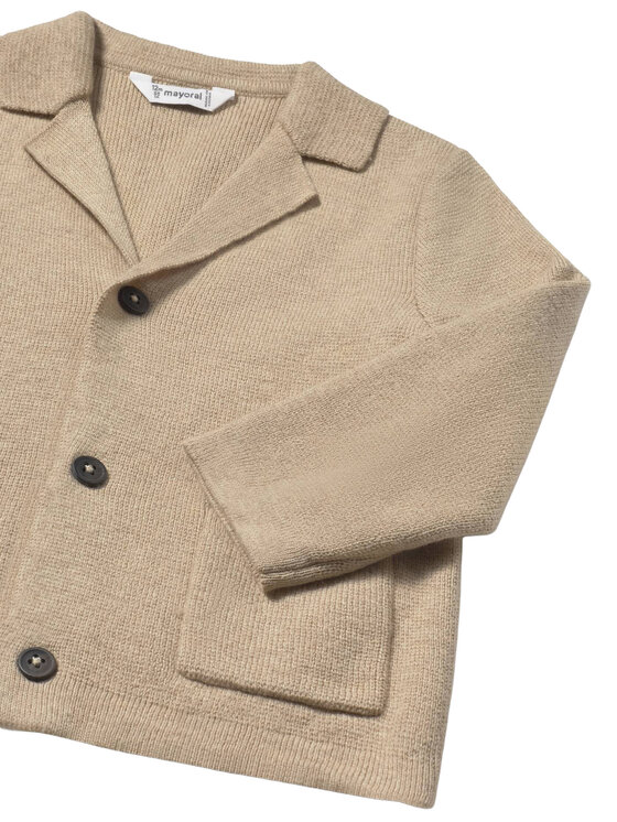 Mayoral Mayoral Cardigan 2418 Bej Regular Fit