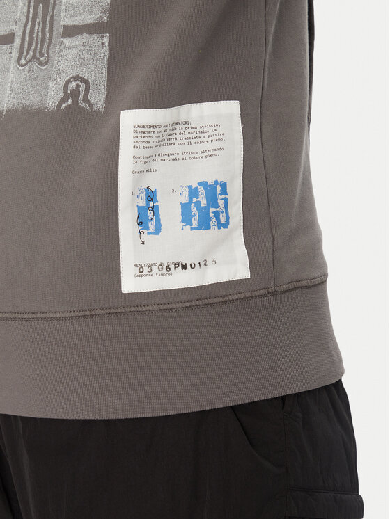 C.P. Company C.P. Company Sweatshirt 18CMSS313A006312G Grau Regular Fit