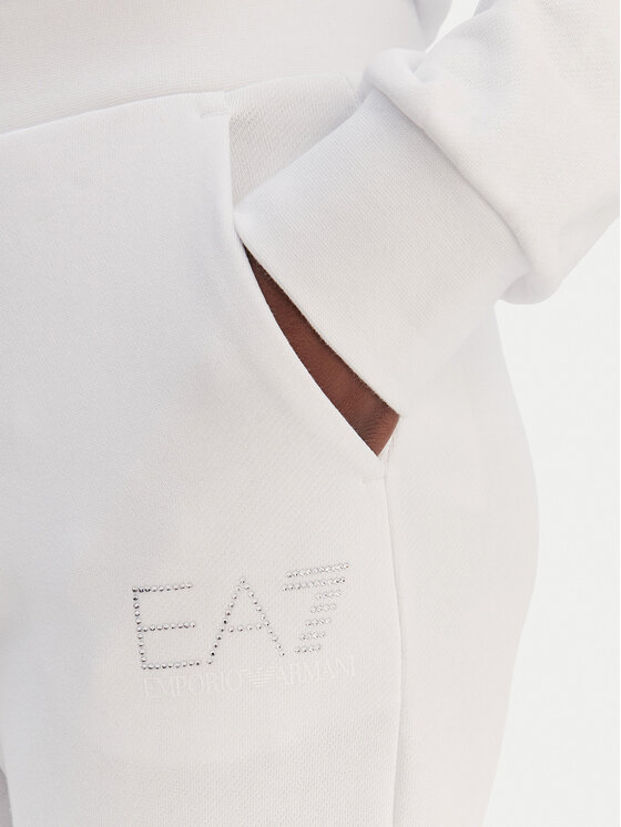 EA7 Emporio Armani EA7 Emporio Armani Pantaloni da tuta 7W000538 AF15831 U0002 Bianco Regular Fit