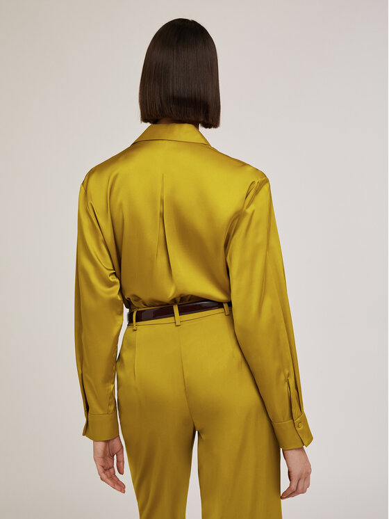 Motivi Motivi Camicia 5203Q000752N005 Giallo Regular Fit