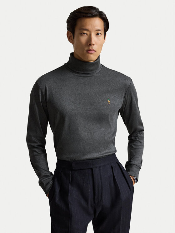Polo Ralph Lauren Поло 710760126500 Тъмносив Regular Fit