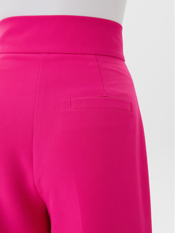 Maryley Maryley Kalhoty z materiálu 25EB680/M25/43AL Růžová Regular Fit