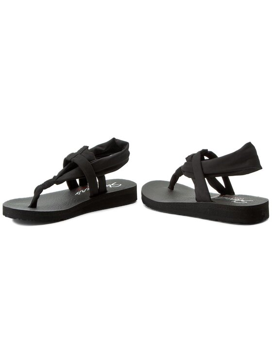 Skechers Sanda y Studio Kicks 38615 BLK Czarny Modivo.pl