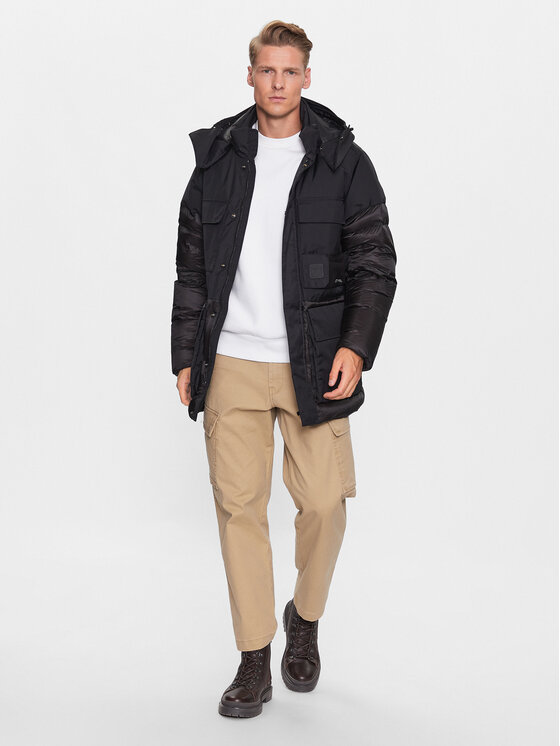 C.P. Company C.P. Company Parka Dynatec 13CMOW036A 006352M Crna Regular Fit