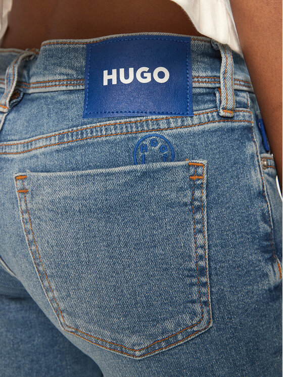 HUGO HUGO Blugi Getti 50531823 Albastru Slim Fit