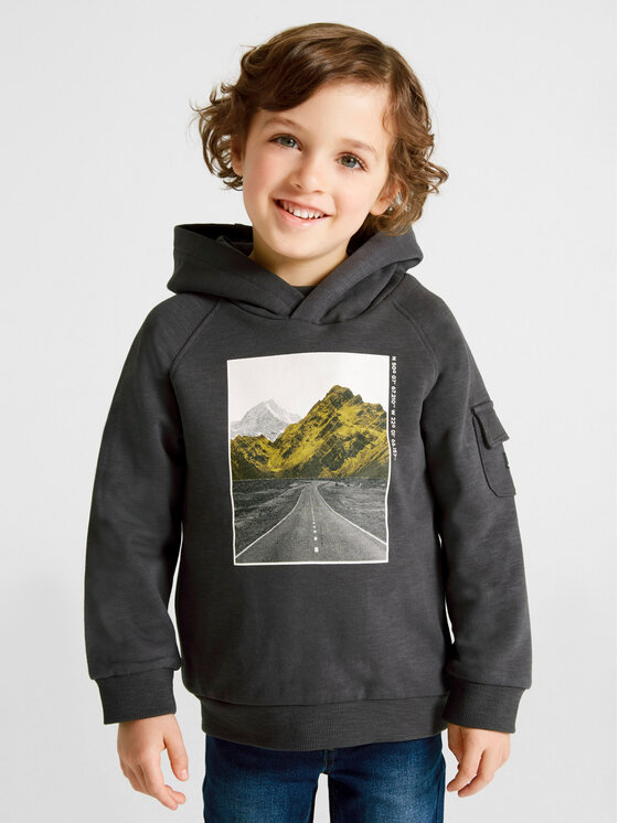 Mayoral Mayoral Суитшърт 4452 Сив Regular Fit