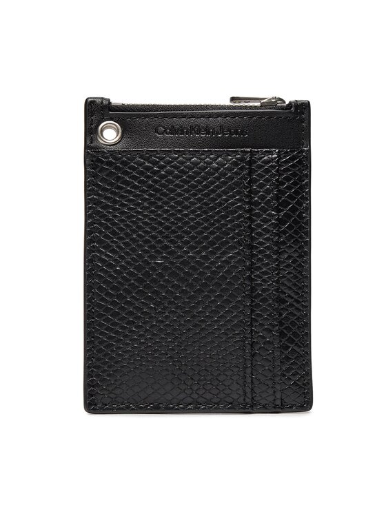 Calvin Klein Jeans Calvin Klein Jeans Didelė Moteriška Piniginė Sculpted Wallet Round Mirror K60K611562 Juoda