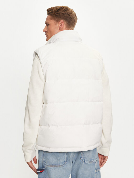 Tommy Jeans Tommy Jeans Елек DM0DM19632 Бял Regular Fit