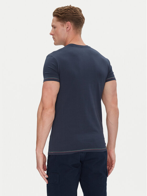 Aeronautica Militare Aeronautica Militare Tričko AM1UTI003 Tmavomodrá Regular Fit