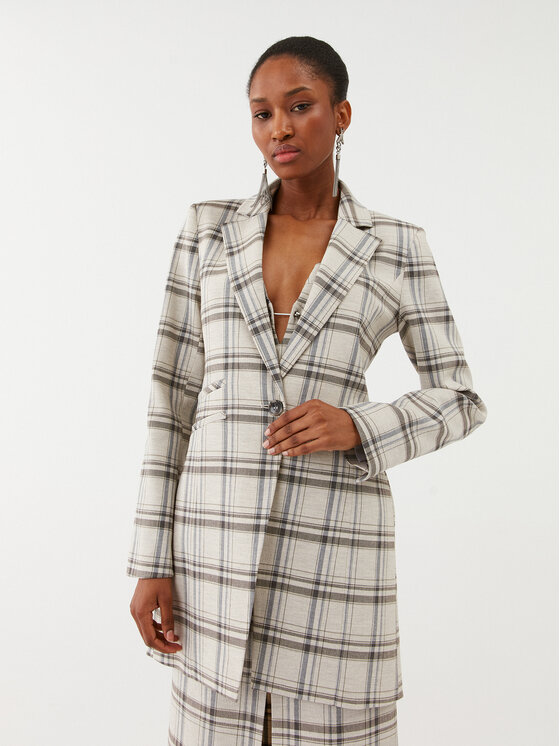Patrizia Pepe Patrizia Pepe Sacou 8S0471/A7U2-XV91 Gri Regular Fit
