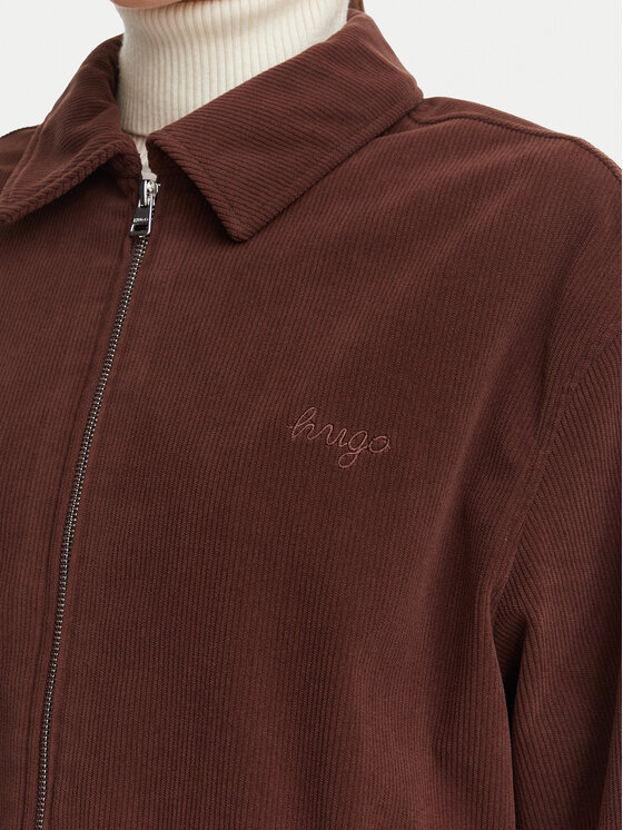 HUGO HUGO Kurtka przejściowa Airo-1 50567670 Brązowy ciemny Oversize
