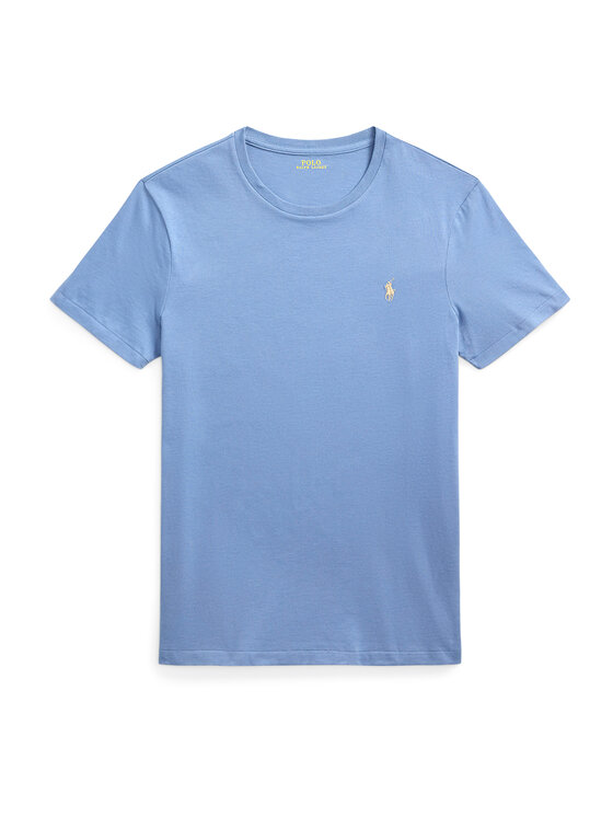 Polo Ralph Lauren Polo Ralph Lauren Tričko 710671438430 Modrá Custom Slim Fit