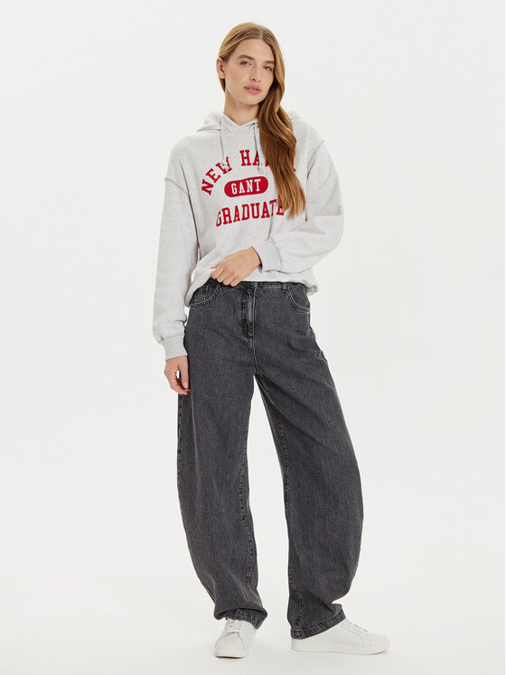 Gant Gant Суитшърт 4201250 Сив Regular Fit