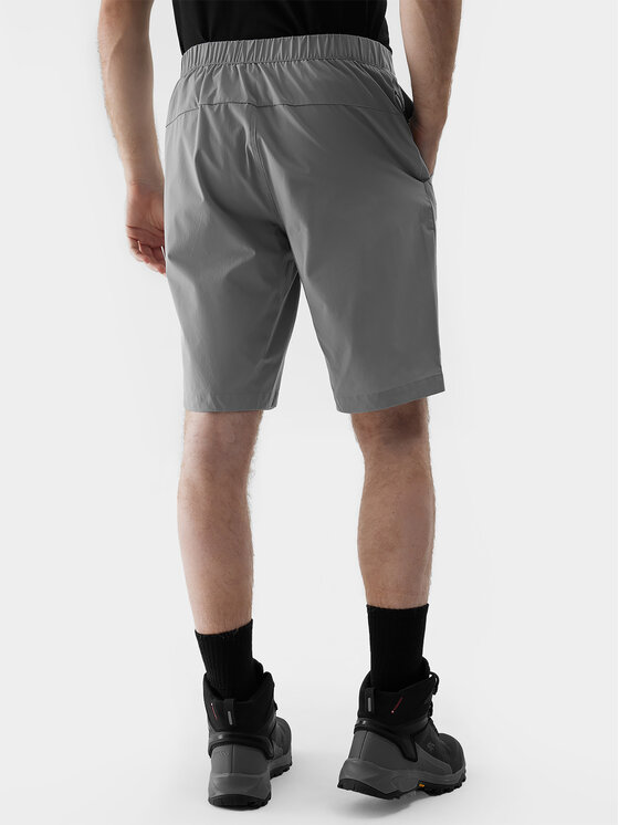 4F 4F Шорти от плат 4FWSS24TFSHM425 Сив Regular Fit