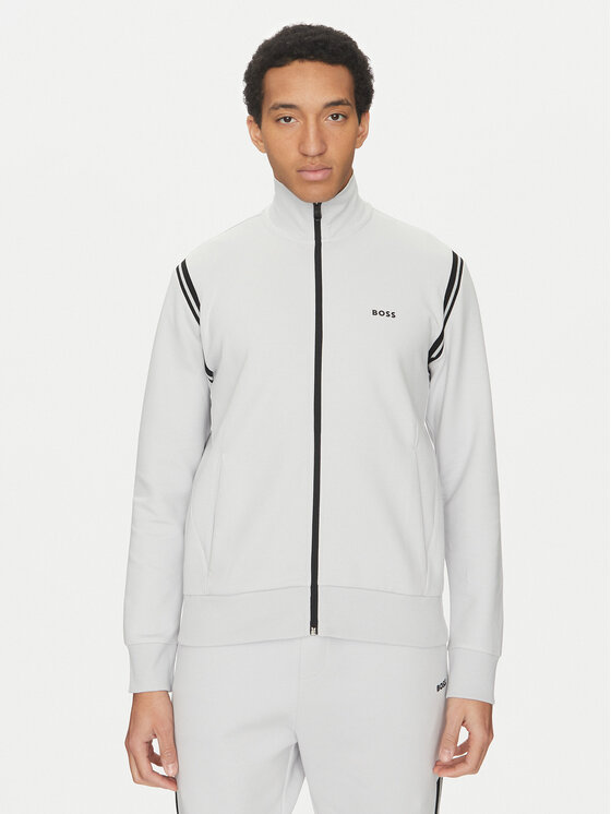 BOSS BOSS Dres 50533738 Szary Regular Fit
