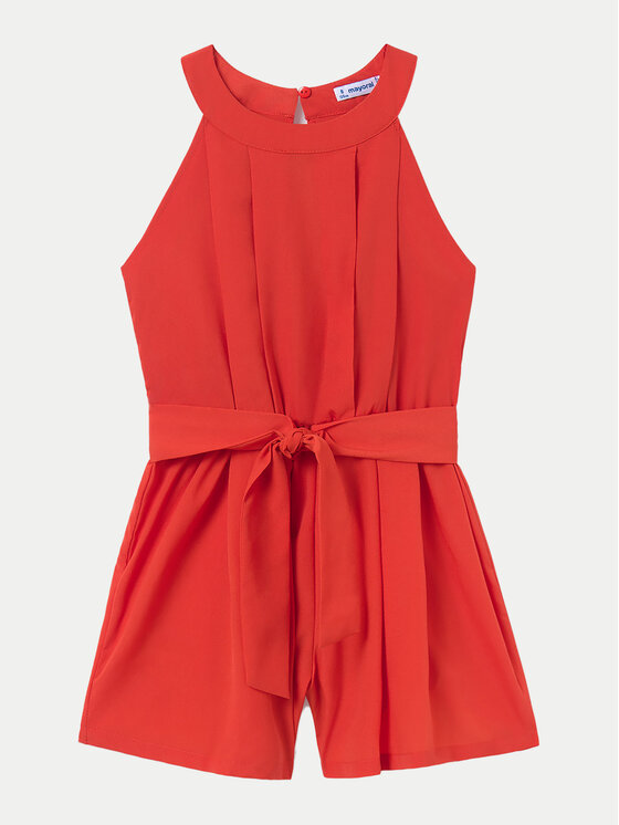 Elbenwald Roter Overall Verkleidung – Mit Reißverschluss & 4 Taschen Für Karneval & Halloween
