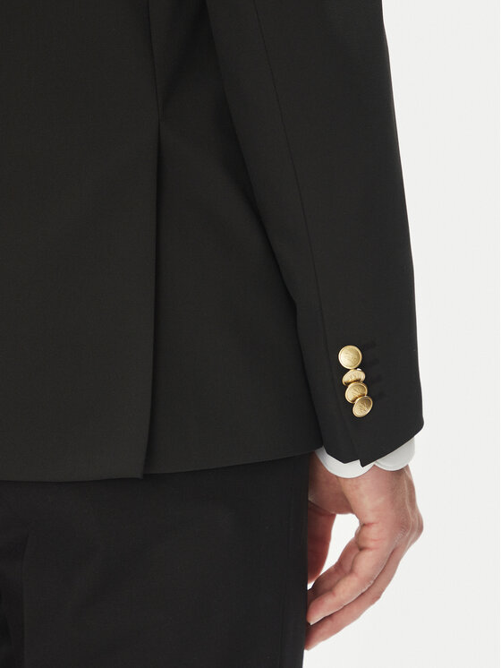 KARL LAGERFELD KARL LAGERFELD Sako 155102 552037 Čierna Slim Fit