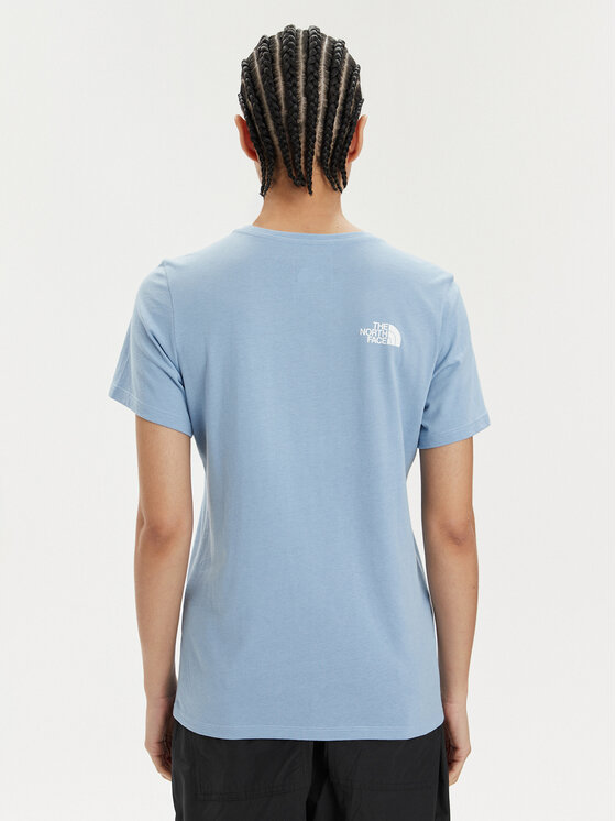 The North Face The North Face Koszulka techniczna Foundation Traces NF0A882U Niebieski Regular Fit