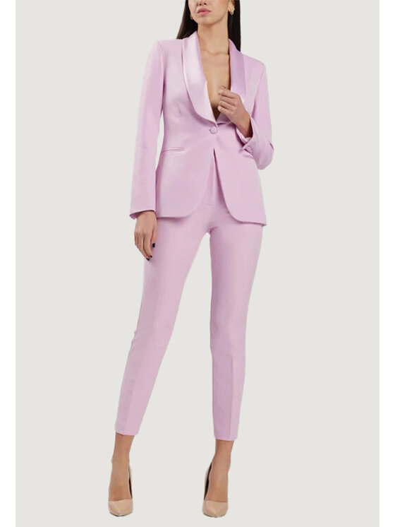 Silence Silence Pantalone da abito NP2002 SILPE24 Rosa To Fit