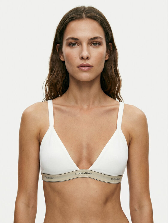 Calvin Klein Underwear Calvin Klein Underwear Podprsenka Bralette LV00QF8369 Biela