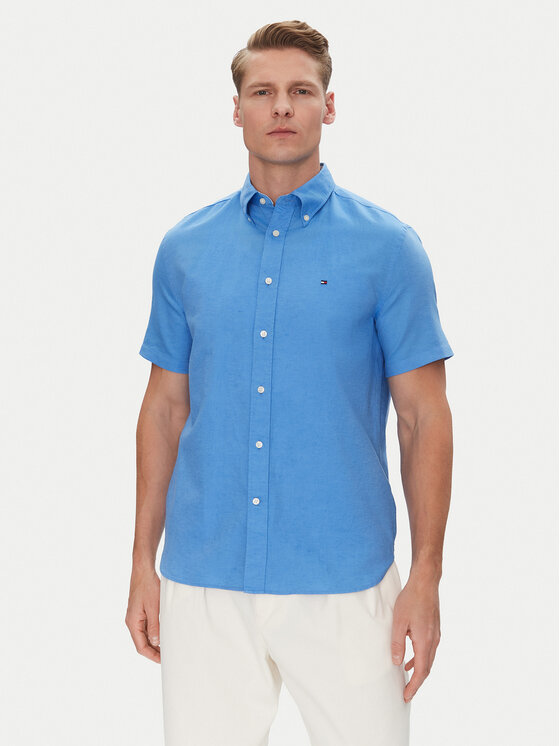 Tommy Hilfiger Tommy Hilfiger Košile MW0MW40703 Modrá Regular Fit
