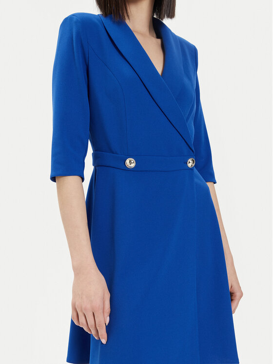 Rinascimento Rinascimento Kokteiļkleita CFC0118280003 Zils Regular Fit