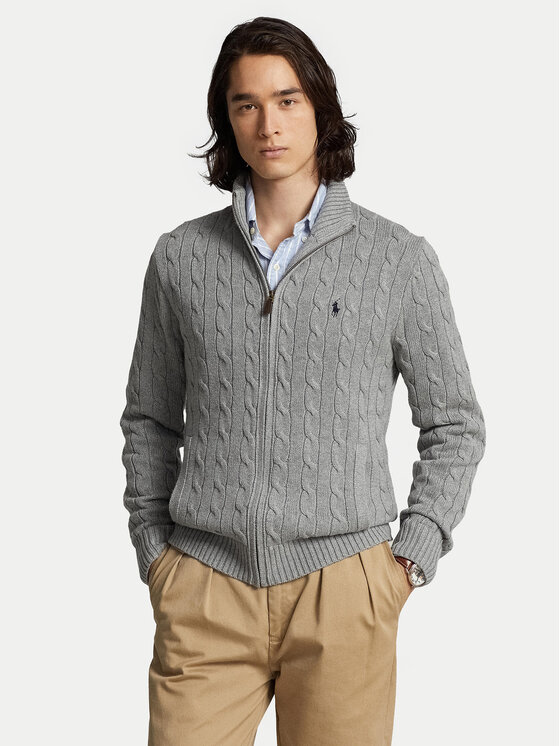 Polo Ralph Lauren Džemperis 710899975002 Pelēks Regular Fit