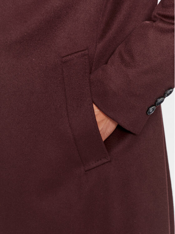 BOSS Boss Vuneni kaput H-Hyde-234 50502327 Tamnocrvena Slim Fit