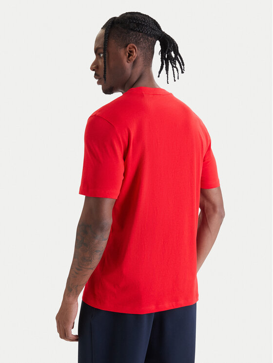 HUGO HUGO Tričko Dero222 50466158 Červená Regular Fit