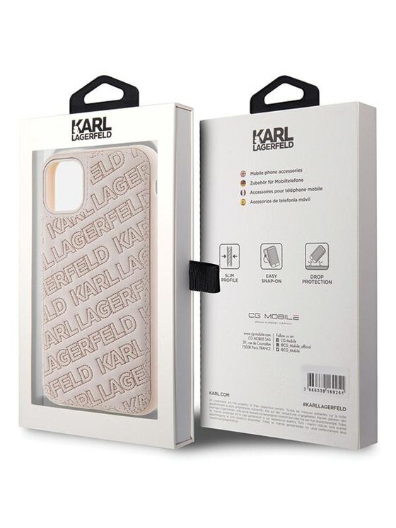 KARL LAGERFELD KARL LAGERFELD Etui na telefon iPhone 11 / Xr Różowy