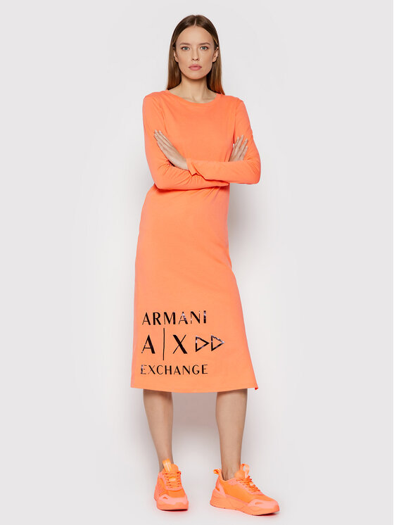 Armani Exchange Robe de jour 6KYA70 YJ3RZ 1675 Orange Regular Fit