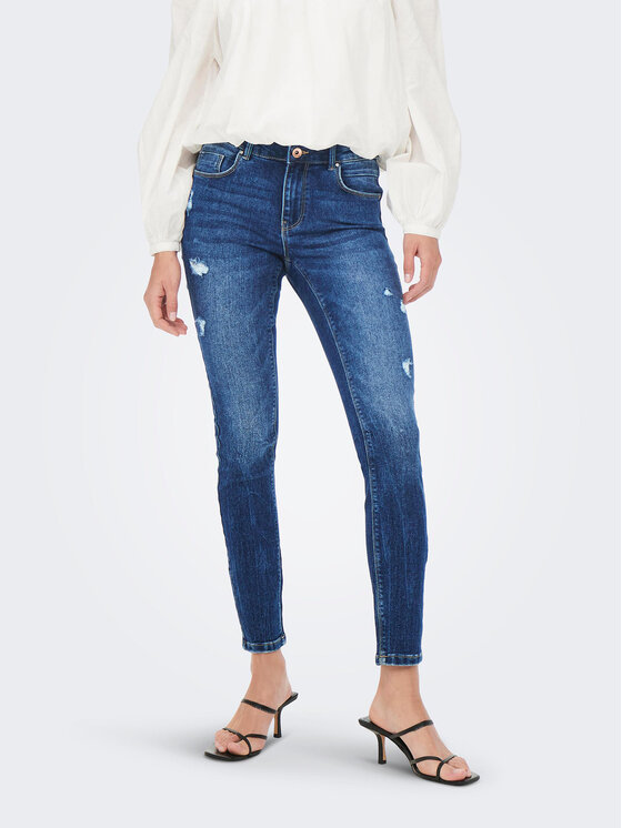 ONLY Jeans 15259128 Blu Skinny Fit, taglia : 28_30