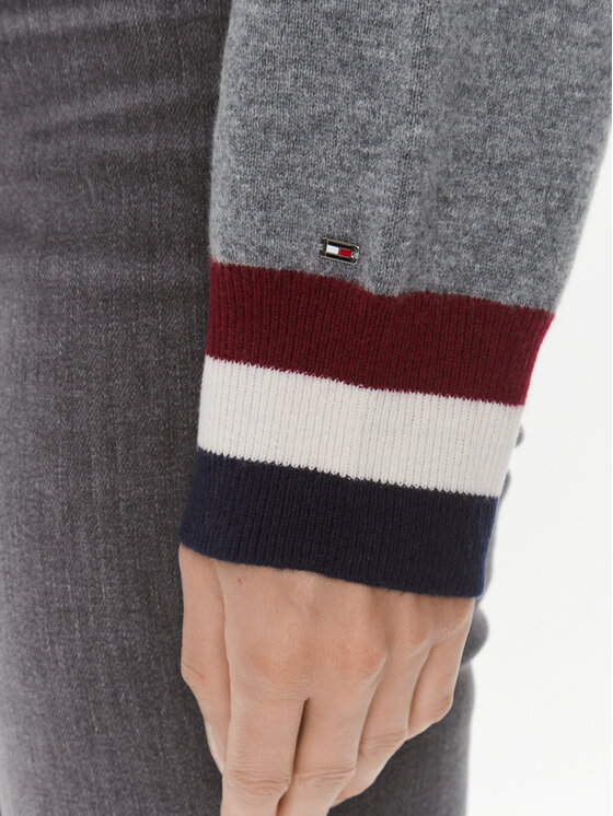 Tommy Hilfiger Tommy Hilfiger Rollkragenpullover WW0WW39536 Grau Regular Fit