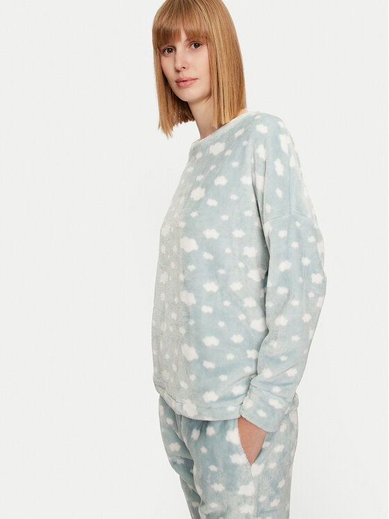 Selmark Selmark Pijama P6173 Verde Regular Fit