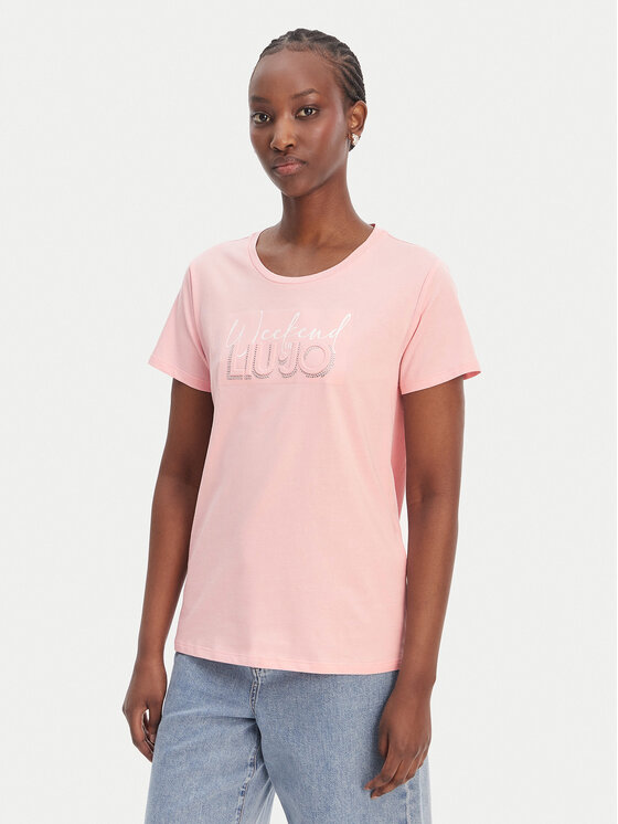 Liu Jo Sport Liu Jo Sport Футболка TA6252 JS923 Рожевий Regular Fit