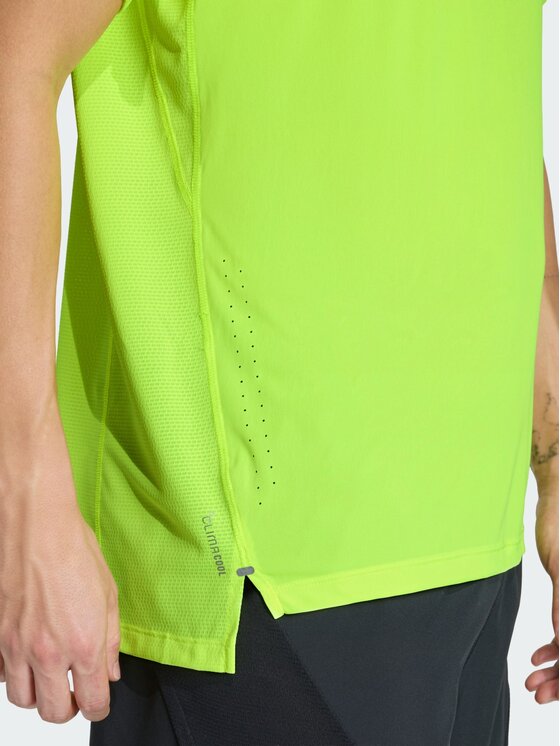 adidas adidas Koszulka techniczna adi365Breeze Running Żółty Regular Fit