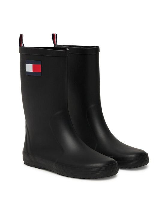 Tommy Hilfiger Tommy Hilfiger Gumene čizme T3XC-33923-0047 S Crna