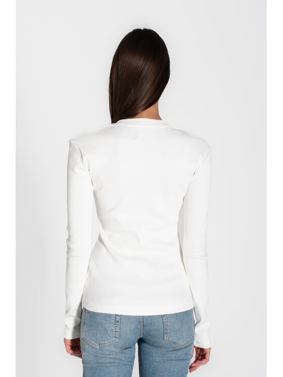 MANDRAGORA MANDRAGORA Blusa snappy Oro bianco Regular Fit