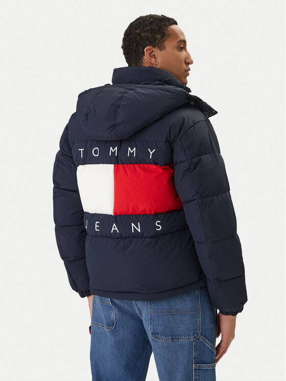Tommy Jeans Tommy Jeans Geacă de iarnă DM0DM22730 Bleumarin Regular Fit