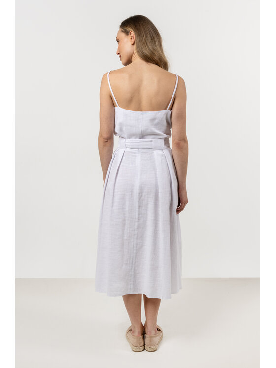 Awama Awama Bluzka A722 Biały Basic Fit