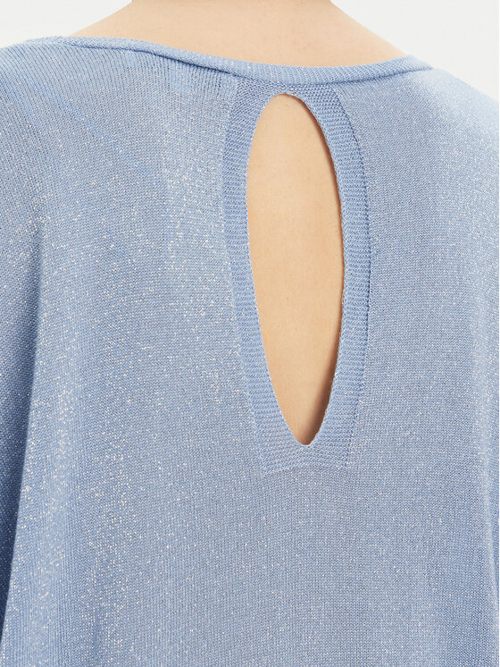 Morgan Morgan Sweter 251-MDIX Niebieski Relaxed Fit