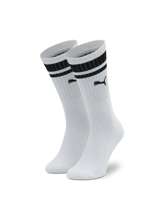 Puma Puma Zestaw 2 par wysokich skarpet unisex 907944 02 Biały