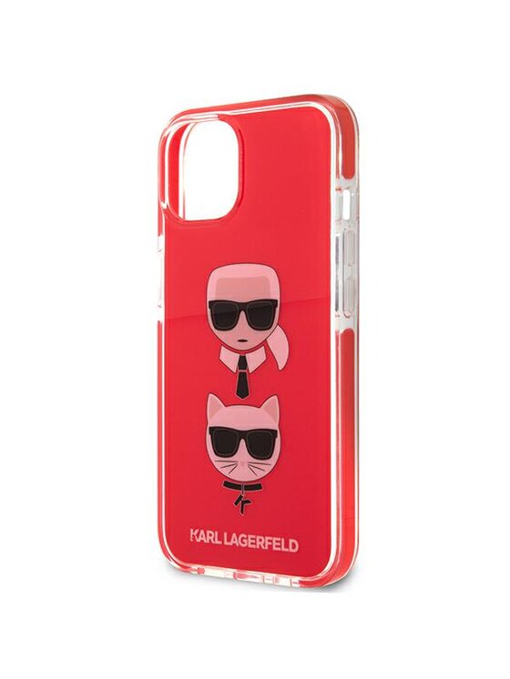 KARL LAGERFELD KARL LAGERFELD Etui na telefon iPhone 13 Mini Czerwony