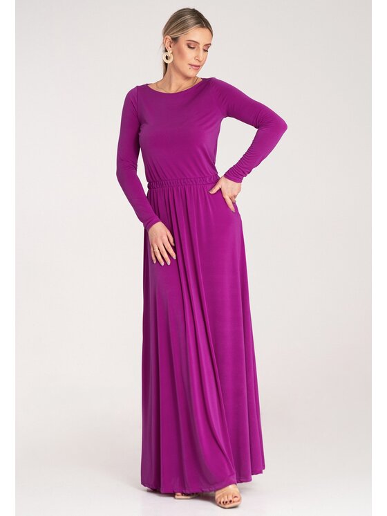 FIGL FIGL Abito da cocktail M1166 Viola Straight Fit
