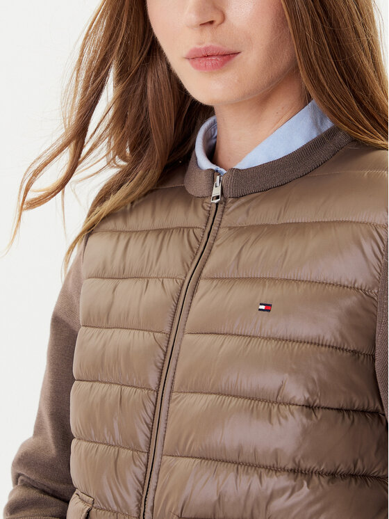 Tommy Hilfiger Tommy Hilfiger Μπόμπερ μπουφάν WW0WW46741 Καφέ Regular Fit