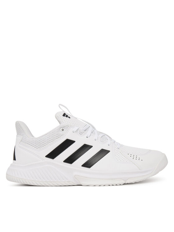 adidas Încălțăminte pentru sporturi de interior Court Flight Indoor Shoes JR9576 Alb