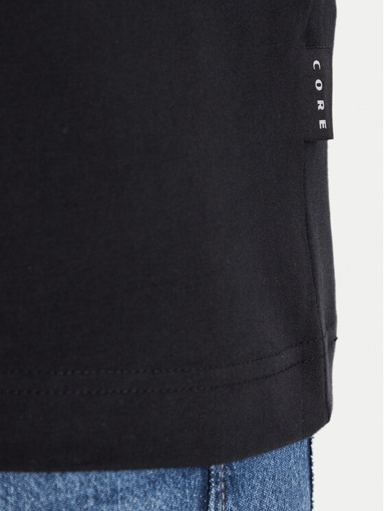 Jack & Jones Jack & Jones Marškinėliai Fusion 12289870 Juoda Relaxed Fit