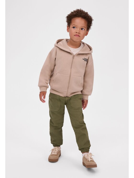 minoti minoti Spodnie materiałowe 33PANT203 Khaki Regular Fit