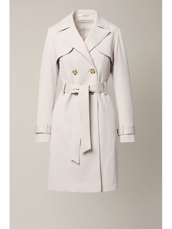 Lancerto Lancerto Trencz Concetta PC073126000008 Kremowy Regular Fit