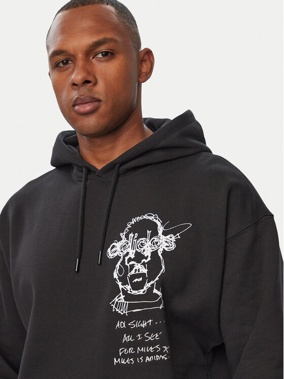 adidas adidas Bluza Peter Moore Hoodie IA4504 Czarny Regular Fit